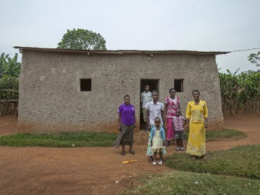 Odette Mukarusagara and her students | Tailor | Kiziguro Gatsibo, Rwanda. Odette and her students and children standing in front of her house