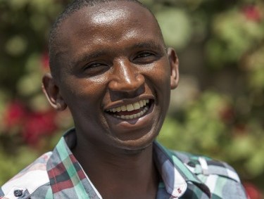 Chris Mwaniki, one of Hand in Hand's business Trainers In Kawangware, Kenya.
