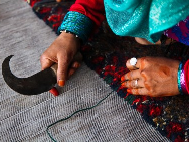 Carpet weaving | By Habiba | Kaldar district, Afghanistan