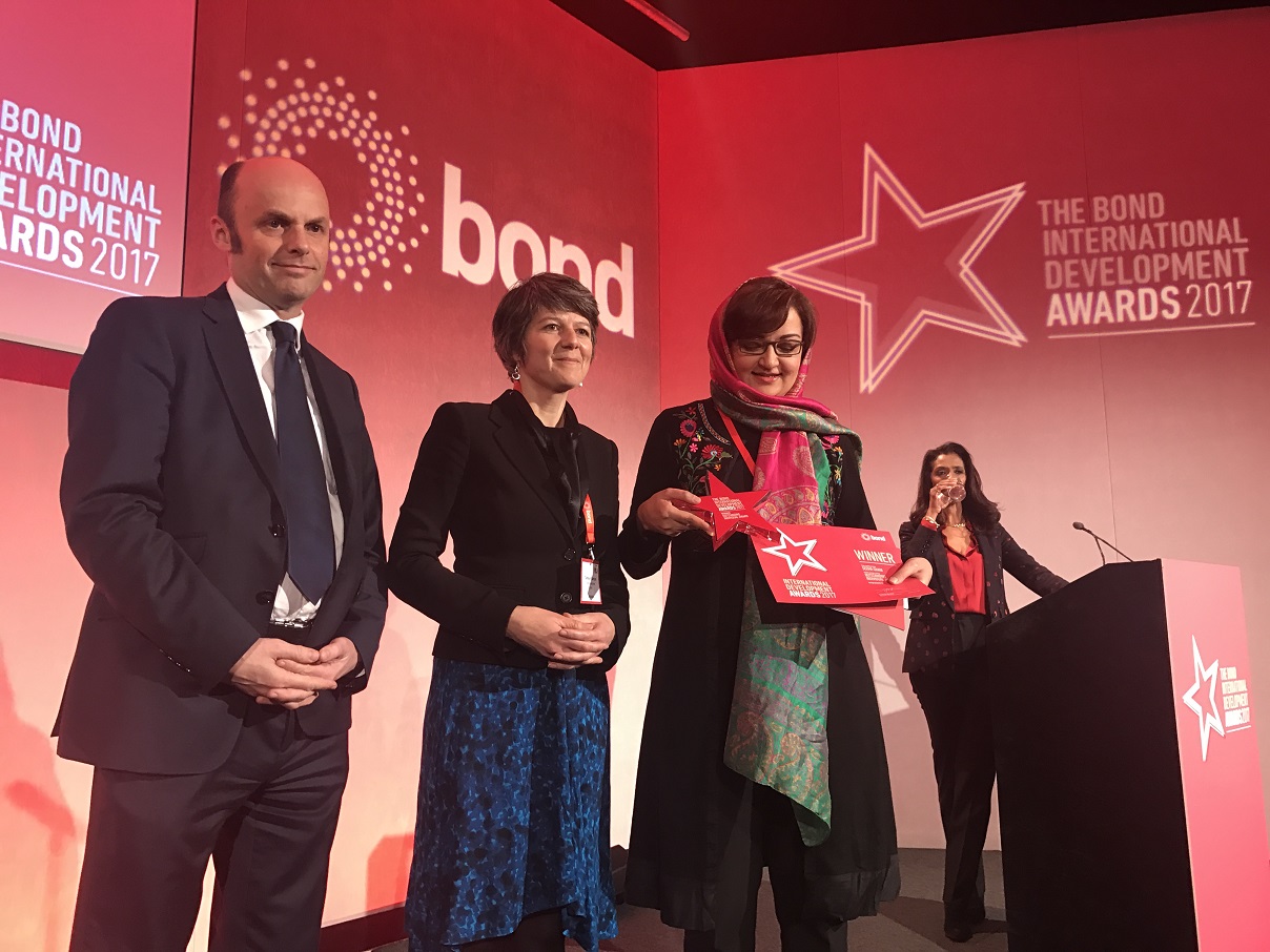 Hand in Hand’s Seema Ghani wins Bond’s Outstanding Individual Award